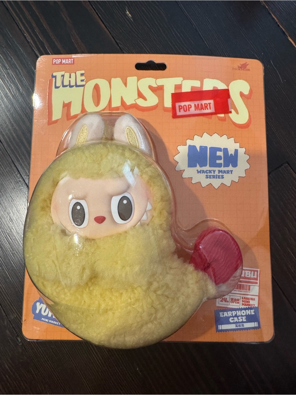 NIB 100% Auth Pop Mart THE MONSTERS Wacky Mart Series-Earphone Case